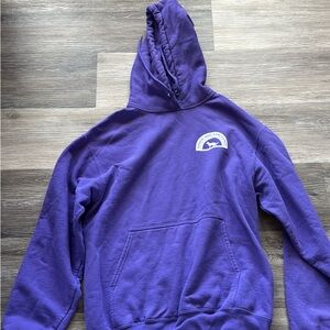Purple Hoodie with Front Pocket